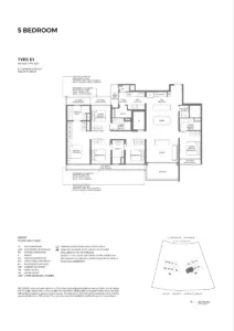ELTA floor plan 5 bedroom e1